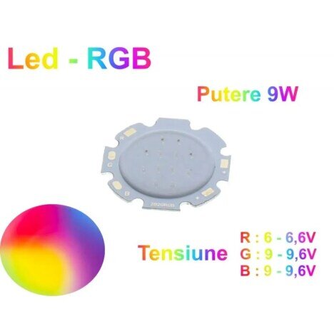 LED RGB COB 28MM / 9W